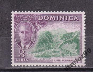 DOMINICA  Доминика Лайм  1951 г № 121  Сост**