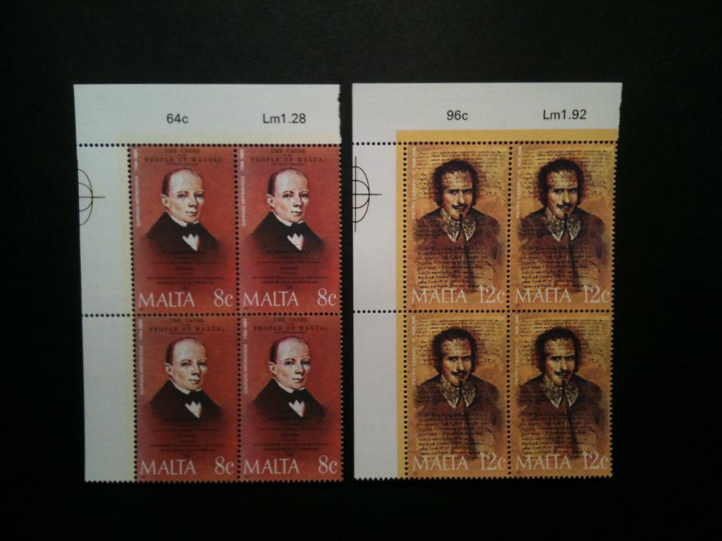 Мальта, 1985, MNH, серия в квартблоках