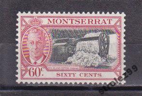 MONTSERRAT  Шерсть  1951 г  № 124  Сост**
