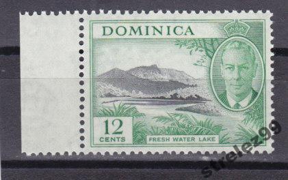 DOMINICA Доминика  Озеро 1951 г  № 126 Сост**