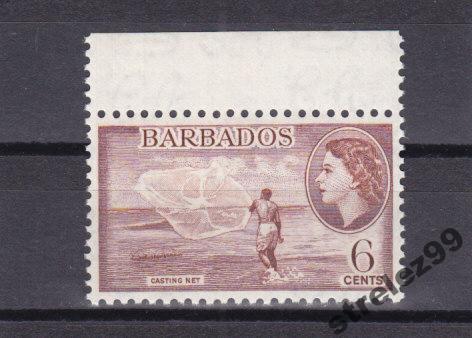 BARBADOS Барбадос  Рыбак 1953 г № 208 Сост**