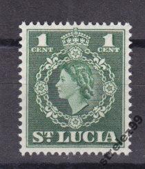 ST.LUCIA  Королева 1953 г   № 146  Сост**