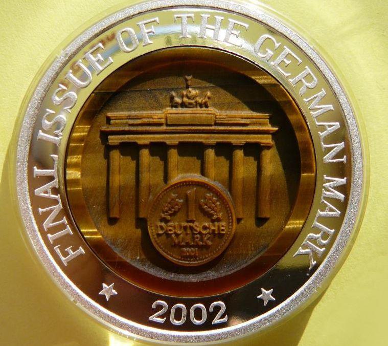 ГЕРМАНИЯ вставка ТИГРОВЫЙ ГЛАЗ Корея 2002 Ag RAR