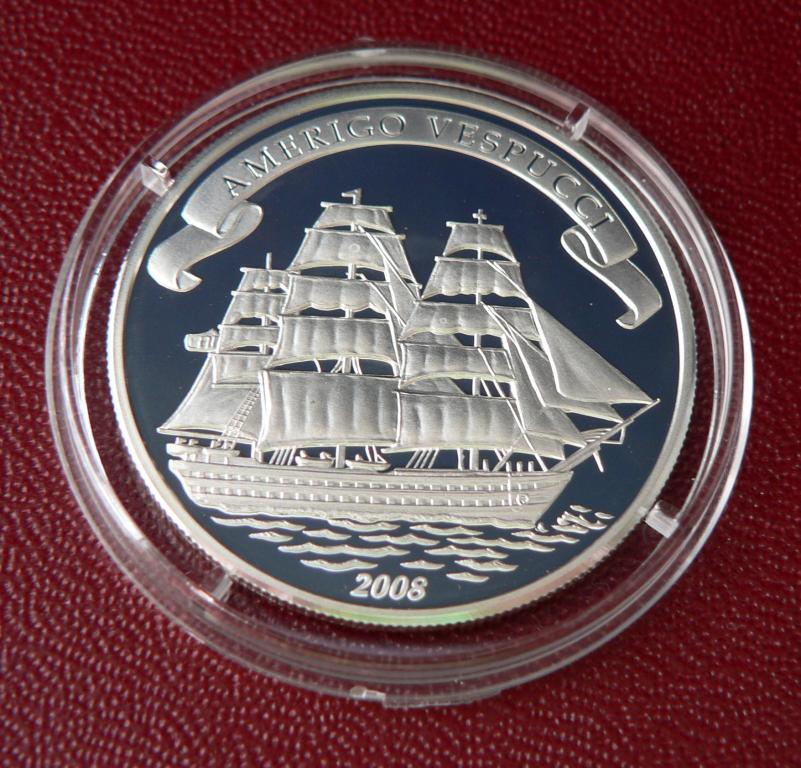 ПАРУСНИК Палау 2008 корабль AMERIGO VESPUCCI Ag R