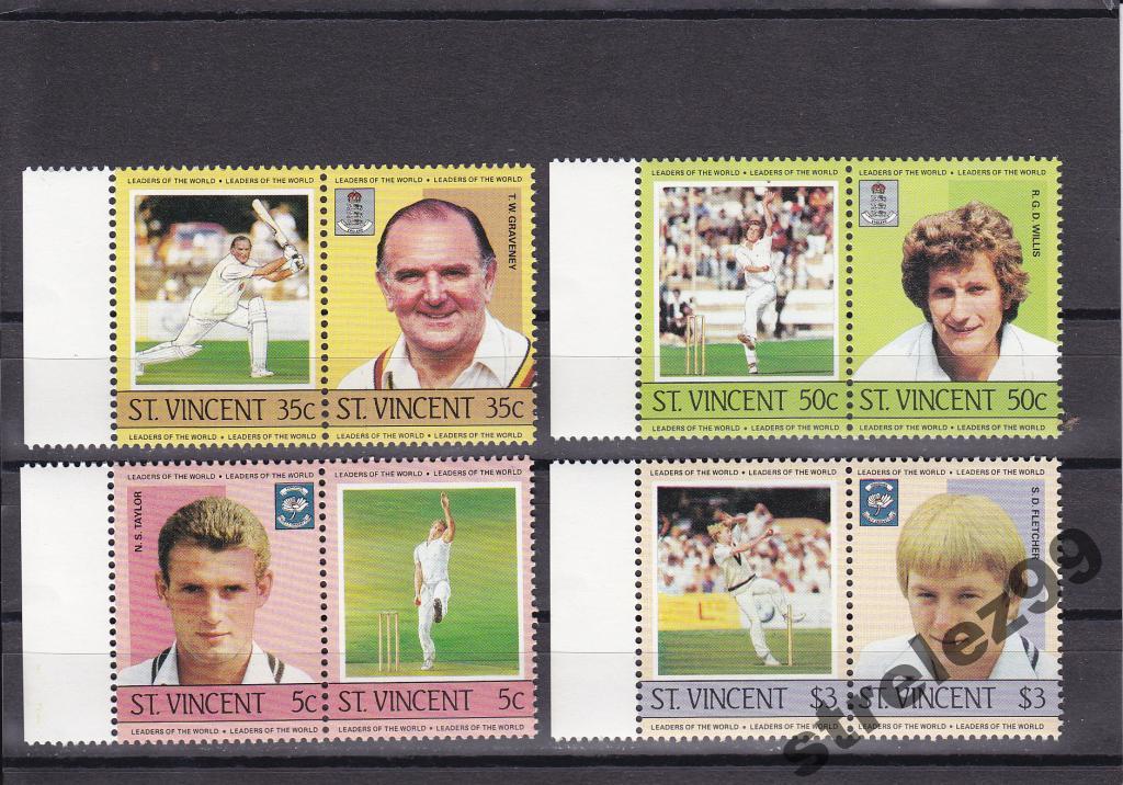 St.VINCENT Спорт История крикета Серия СОСТ**