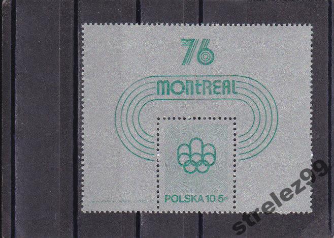 POLSKA  Спорт Монреаль 76 Блок Сост**