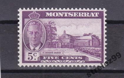 MONTSERRAT   МОНТСЕРРАТ Кирха Св.Антония № 119 1951 г Сост** MNH