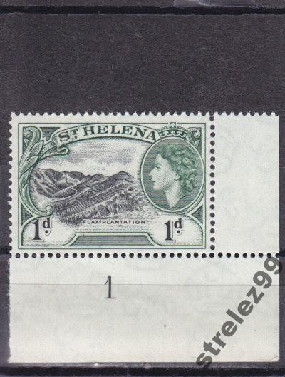 ST.HELENA  Плантации  № 124  1953 г Угол Сост**
