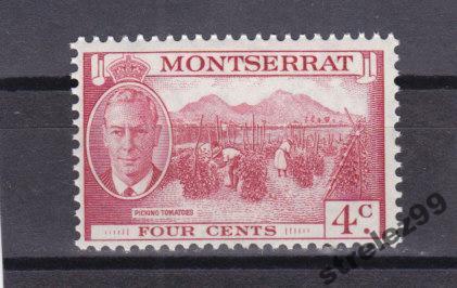 MONTSERRAT МОНТСЕРРАТ Томаты № 118 1951 г Сост** MNH