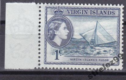 VIRGIN ISLANDS  Виргины Лодка 1956 г № 112 Сост**