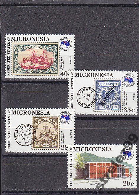 MICRONESIA МИКРОНЕЗИЯ Почтовое дело Филвыставка  Марки Филателия Серия 1984 Сост** MNH
