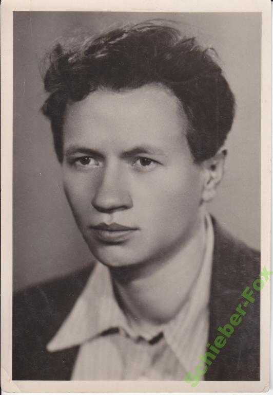 АРТИСТЫ КИНО Леонид Быков 1957 г Почт.Карточка