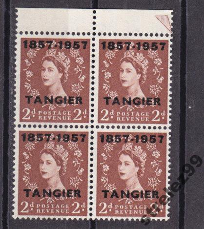 TANGER Королева Надпеч. Кварт 1957 г № 94 Сост**