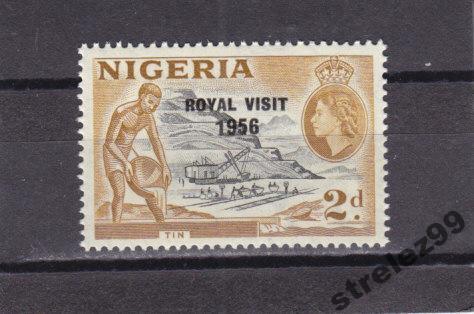 NIGERIA Нигерия Кор.визит 1956 г Надп.№ 84 Сост**
