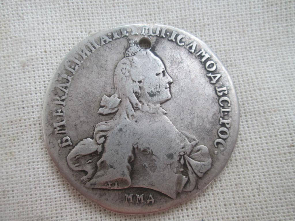 1 РУБЛЬ 1764 ММД EI! ОРИГИНАЛ!ОЧЕНЬ РЕДКИЙ! ДЁШЕВО