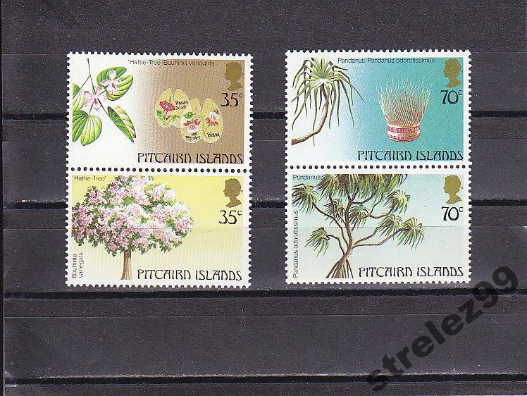 PITCAIRN ISLANDS Флора.Деревья Сцепки Сост**