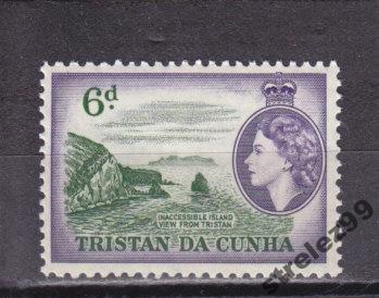TRISTAN DA CUNHA  Скалы   1954 г № 22   Сост**