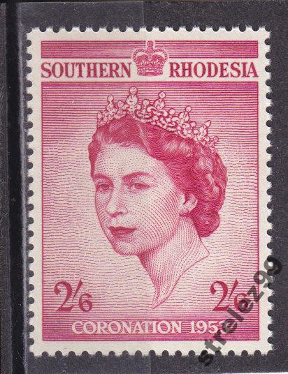 SOUTHERN RHODESIA Королева 1953 г № 79 Сост** 9 Е