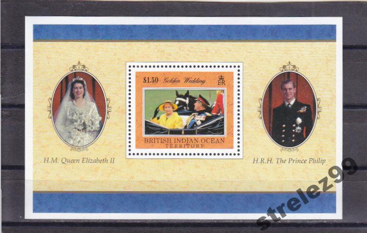 BRITISH INDIAN OCEAN  Королева  Блок Сост**