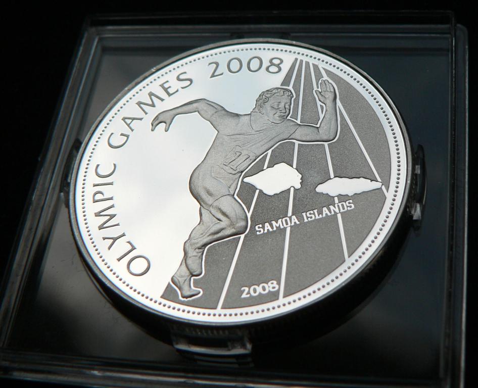 ОЛИМПИАДА 2008 Пекин Самоа 2008 БЕГ серебро RAR