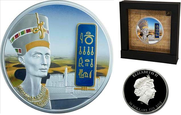 НЕФЕРТИТИ Фиджи 2012 вставка 3D-ЛАЗУРИТ 62 гр. RAR