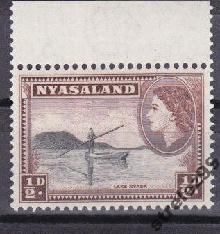 NYASALAND  Ньясса  Рыбак  1953 г № 99с Сост**