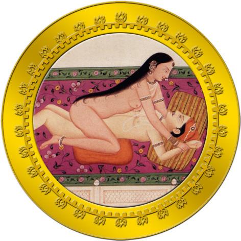 КАМАСУТРА поза XVIII ЦВЕТная ПОЗОЛОТА сертификат