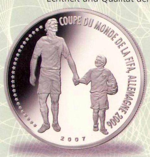 ФУТБОЛ ЧМ 2006 Германии Того 2007 серебро RAR