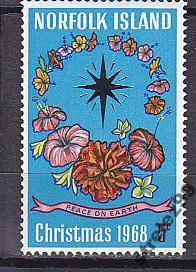 NORFOLK ISLAND Рождество 1968 Сост**