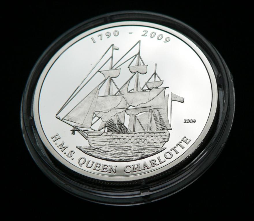 ПАРУСНИК Конго 2009 QUEEN CHARLOTTE корабль RAR