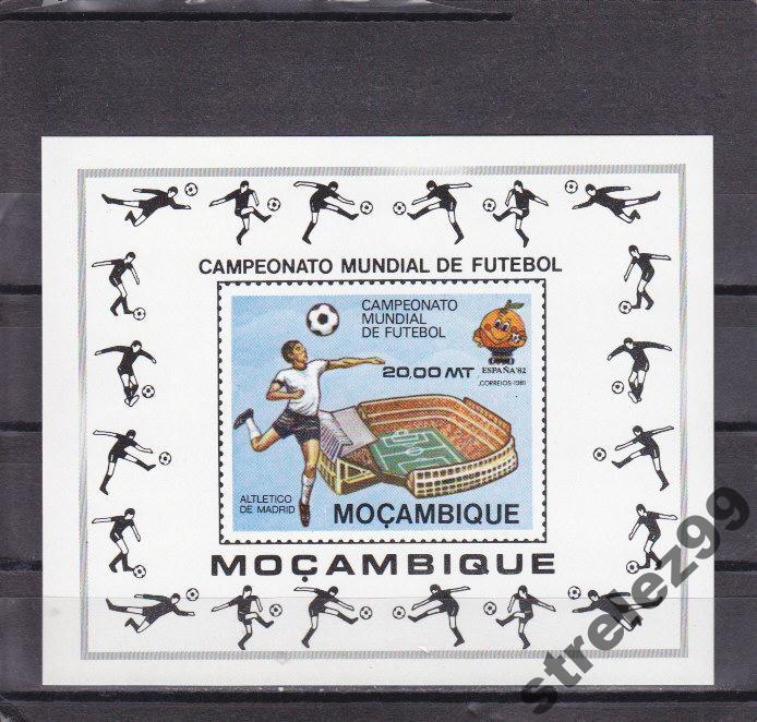 MOCAMBIQUE  Спорт Футбол Испания 82 Блок**