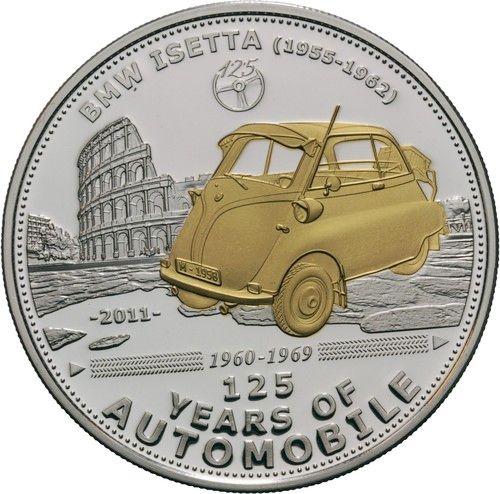 БМВ Изетта Палау 2011 АВТОмобиль серебро ПОЗОЛОТА