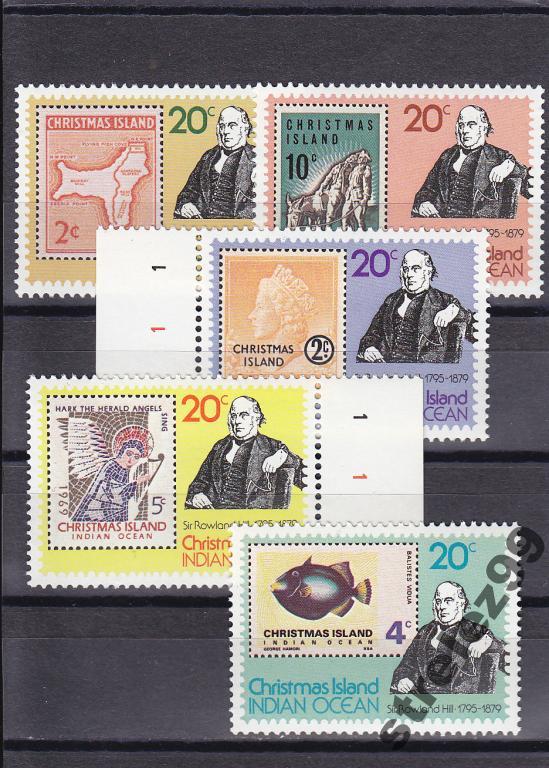 CHRISTMAS ISLAND Почтовое дело Серия Сост**