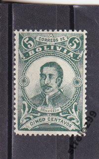 BOLIVIA  БОЛИВИЯ  1897 г  Мурилло  № 47 Сост**