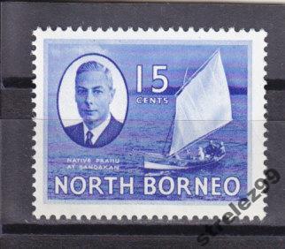 NORTH BORNEO   Лодка   1950 г № 284 Сост**