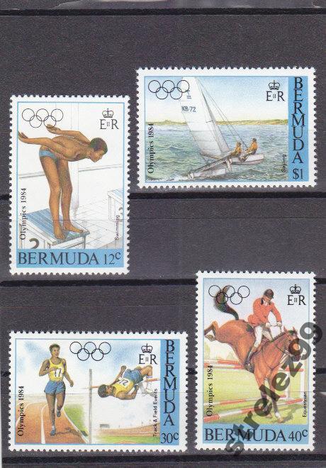 BERMUDA   Спорт 1984 г Олимпиада   Серия Сост**