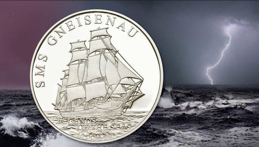 ПАРУСНИК Соломоновы 2010 корабль SMS GNEISENAU RAR