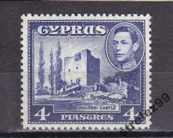 CYPRUS   Замок  Колоссия  1938 г № 147 Сост**