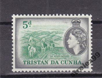 TRISTAN DA CUNHA Пастбища 1954 г № 21 Сост**