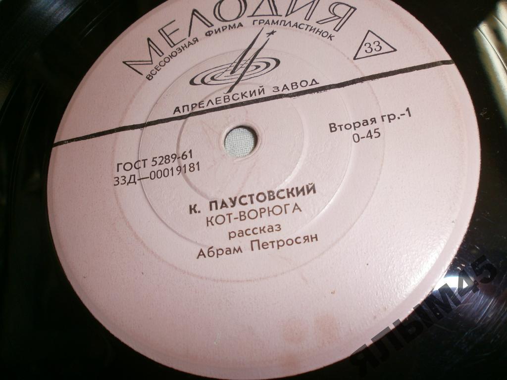 Кот-ворюга.Надежный человек.Пластинки.Миньон!
