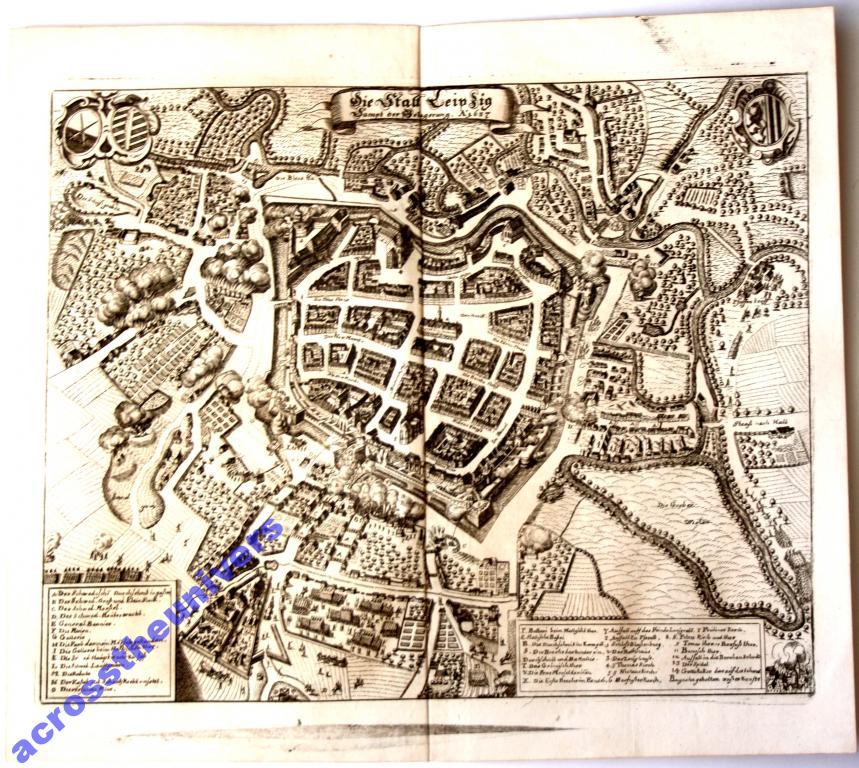 План г. Лейпцига. 1637 г.
