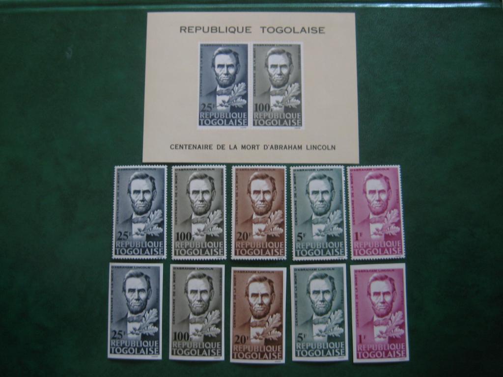 Марки. Того.Линкольн