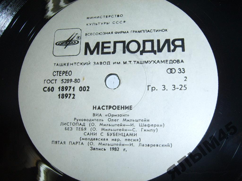 Оризонт Калина Текст