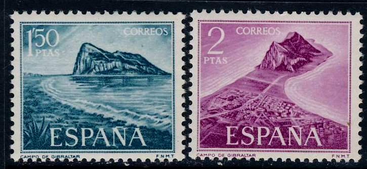 Испания 1969 Mi 1823/24 ** стандарт Гибралтар