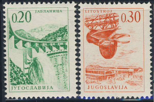 Югославия 1966 Mi 1155/56 ** стандарт техника