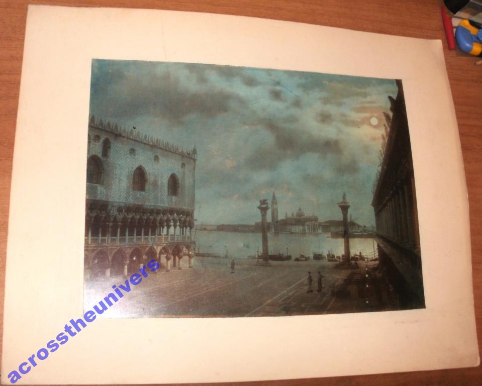 Венеция. Дворец дожей. Большое фото 1860-70 гг.
