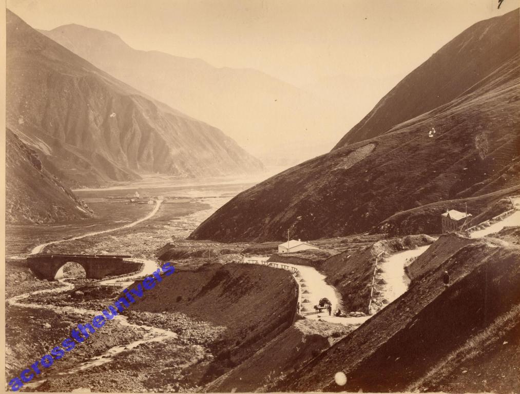 Барканов. Кавказ. Грузия. Селение Коби 1870-е гг.