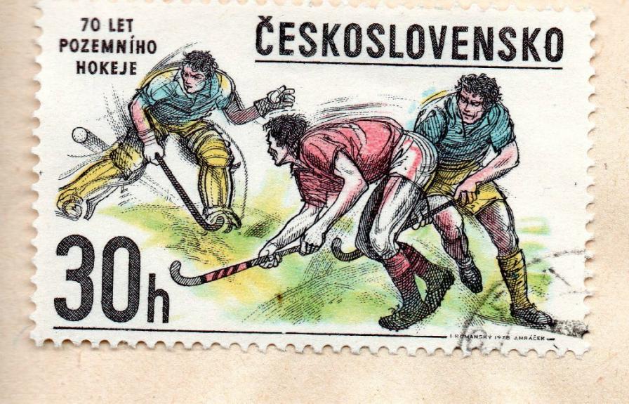 ЧЕХОСЛОВАКИЯ 1978 Спорт ХОККЕЙ НА ТРАВЕ  гашён
