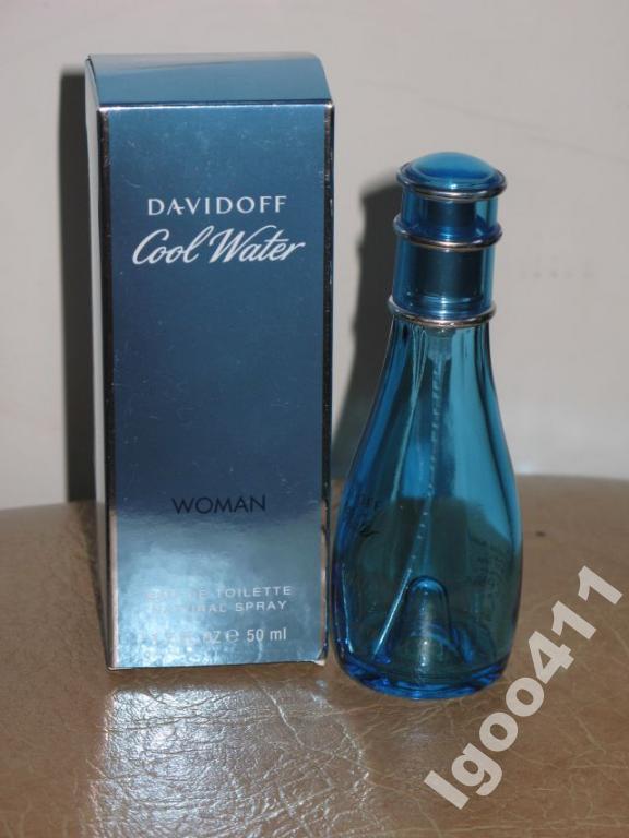 Флакон DAVIDOFF Cool water 50 мл с коробкой