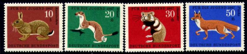 ФРГ 1967  Mi 529/32 ** фауна